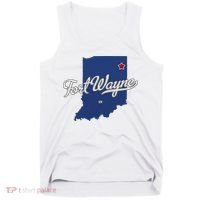Fort Wayne Indiana In Map Tank Top thumb 0