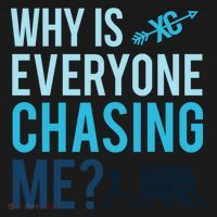 Funny Why Is Everyone Chasing Me Cross Country Gift Xc Coach Gift Women's Hoodie thumb 2