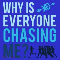 Funny Why Is Everyone Chasing Me Cross Country Gift Xc Coach Gift Long Sleeve Shirt thumb 2