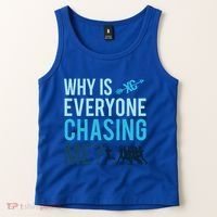Funny Why Is Everyone Chasing Me Cross Country Gift Xc Coach Gift Tank Top thumb 2
