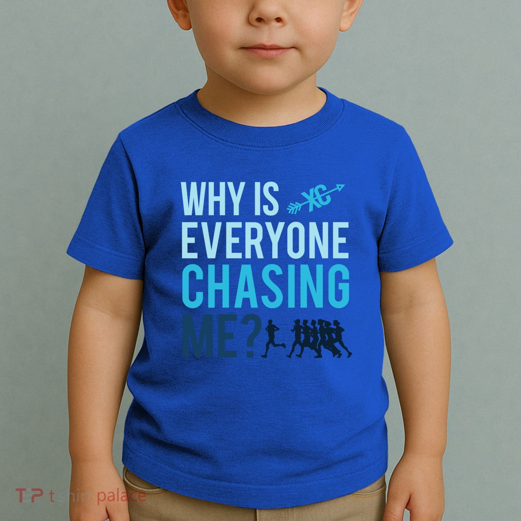 Funny Why Is Everyone Chasing Me Cross Country Gift Xc Coach Gift Toddler T-Shirt