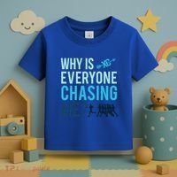 Funny Why Is Everyone Chasing Me Cross Country Gift Xc Coach Gift Toddler T-Shirt thumb 3