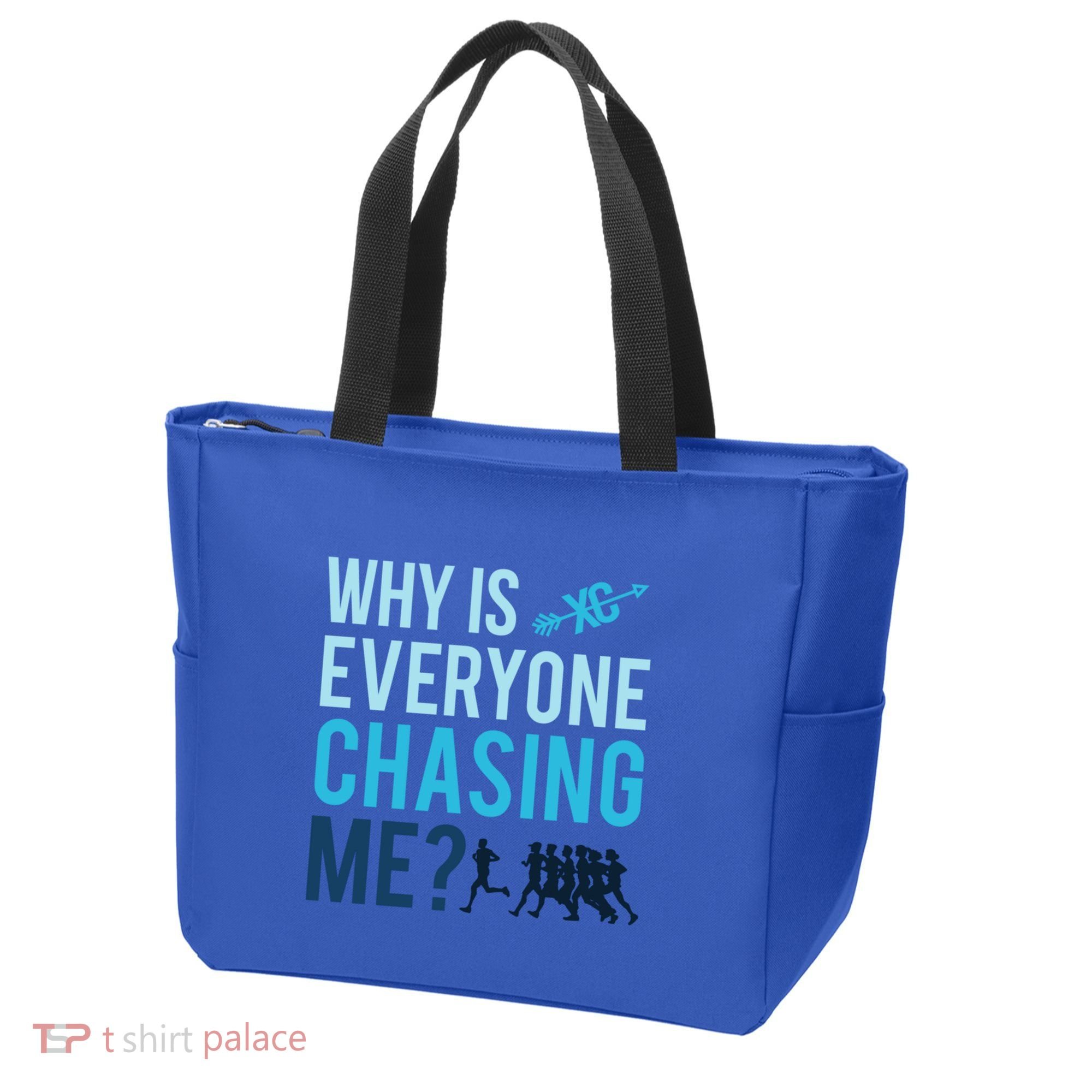 Funny Why Is Everyone Chasing Me Cross Country Gift Xc Coach Gift Tote Bag