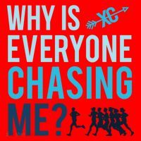 Funny Why Is Everyone Chasing Me Cross Country Gift Xc Coach Gift Santa Hat thumb 1