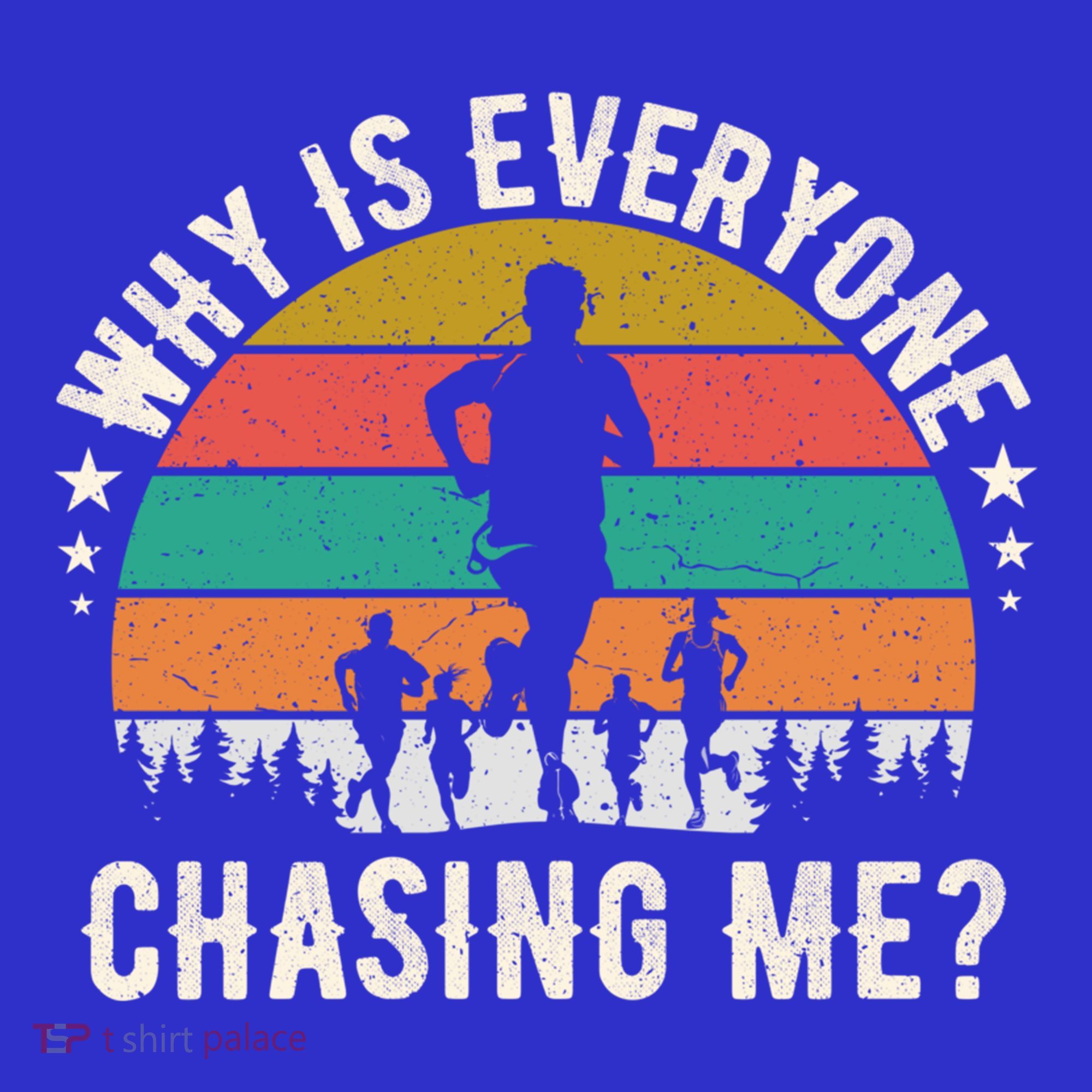 Funny Why Is Everyone Chasing Me Cross Country Retro Runner Gift Women's Tank Top