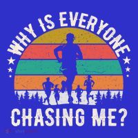 Funny Why Is Everyone Chasing Me Cross Country Retro Runner Gift Tank Top thumb 6