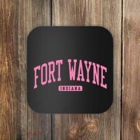Fort Wayne Indiana In College Coaster thumb 0