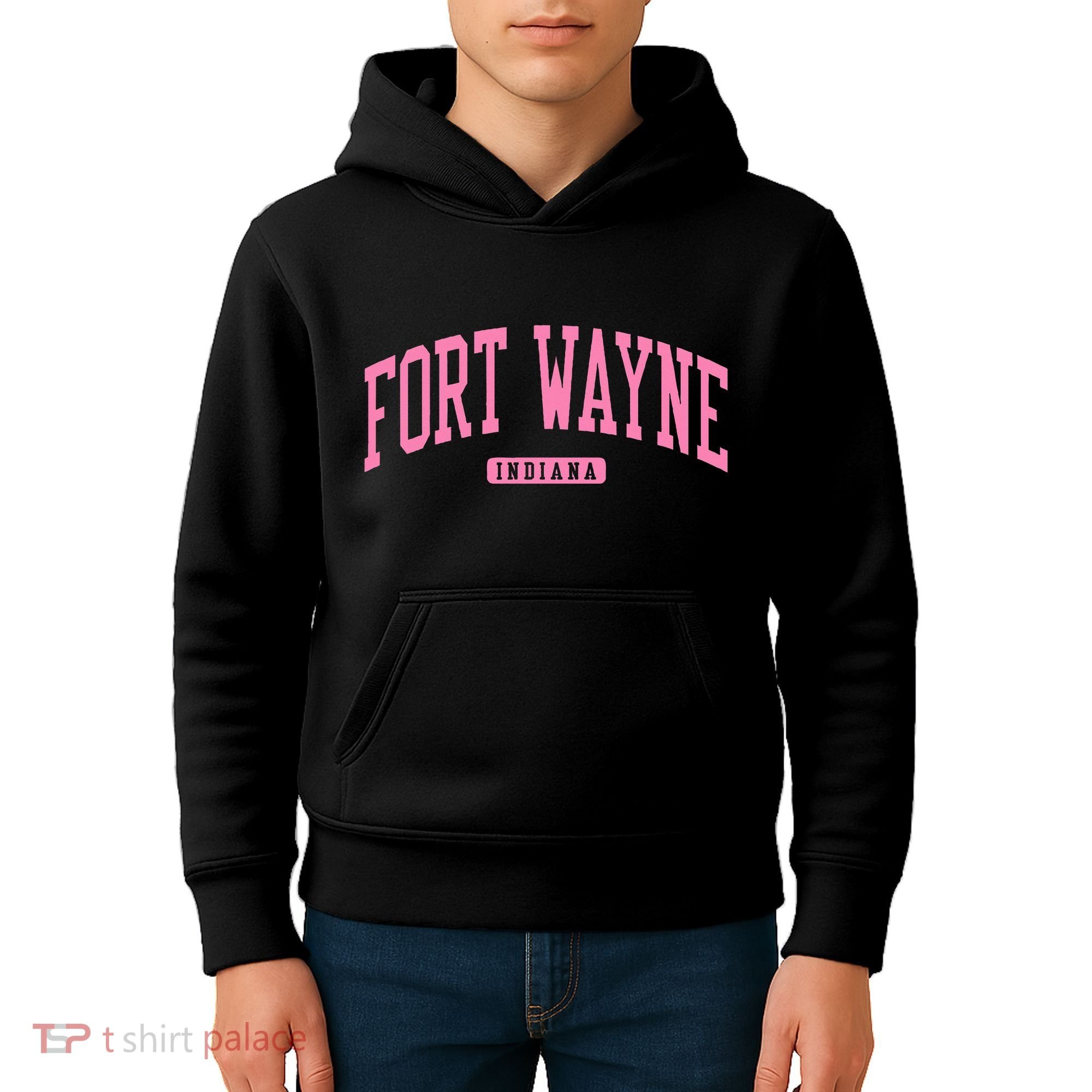 Fort Wayne Indiana In College Kids Hoodie