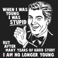 Funny When I Was Young I Was Stupid Beanie thumb 2