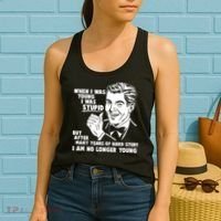 Funny When I Was Young I Was Stupid Women's Tank Top thumb 2