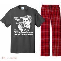Funny When I Was Young I Was Stupid Pajama Set thumb 0