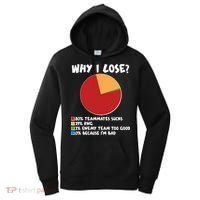 Funny Why I Lose Video Gamer Chart Women's Hoodie thumb 0