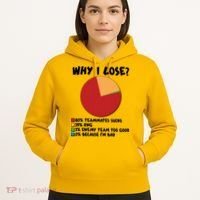 Funny Why I Lose Video Gamer Chart Hoodie thumb 5