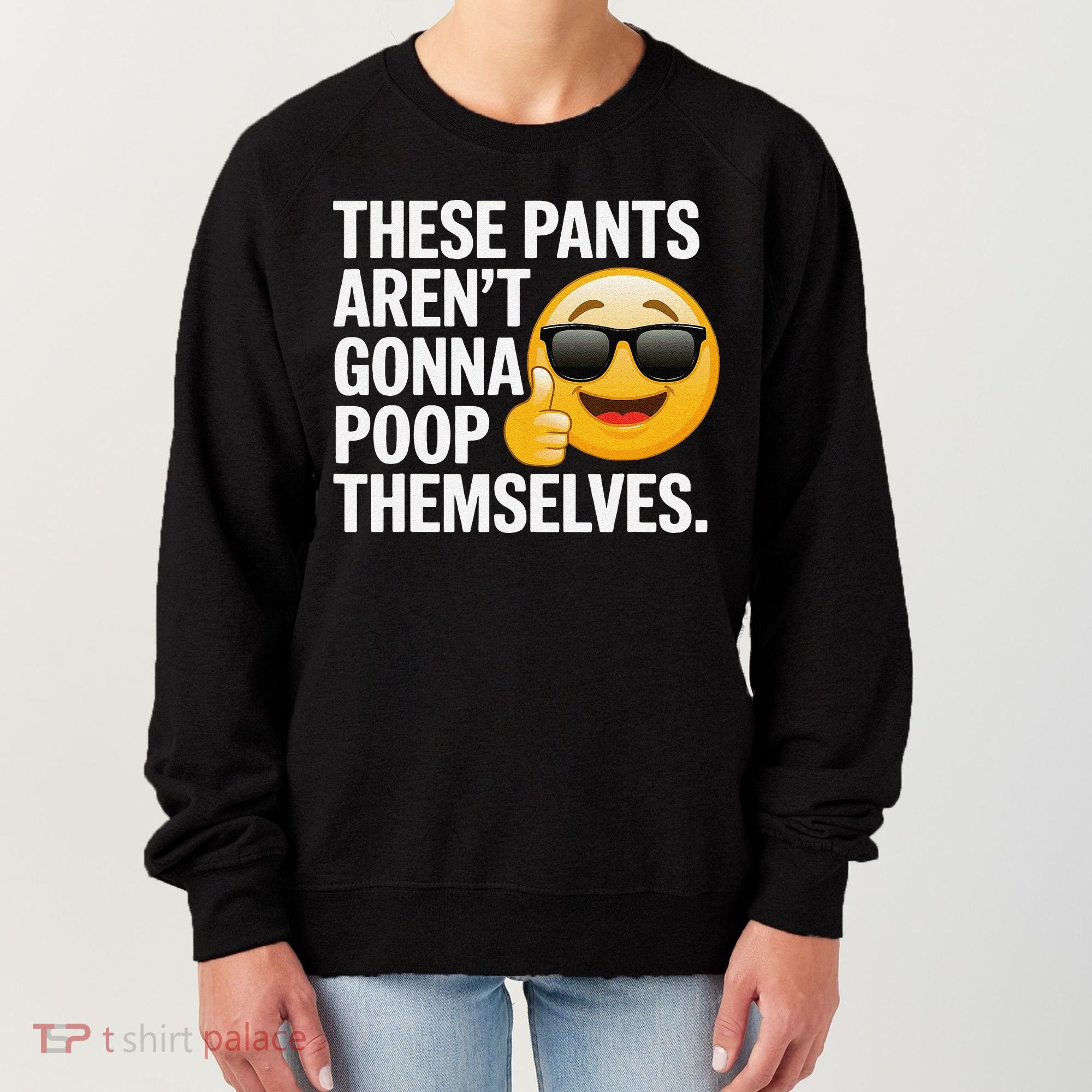 Funny Weird Joke Hilarious Sarcastic Gross Poop Meme Humor Women's Sweatshirt