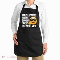 Funny Weird Joke Hilarious Sarcastic Gross Poop Meme Humor Apron thumb 2