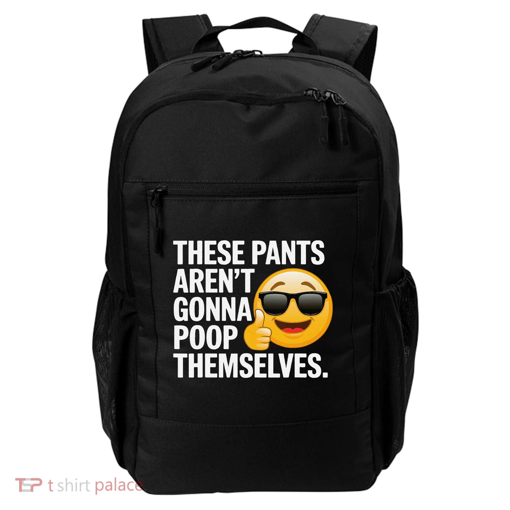 Funny Weird Joke Hilarious Sarcastic Gross Poop Meme Humor Backpack