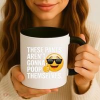 Funny Weird Joke Hilarious Sarcastic Gross Poop Meme Humor Coffee Mug thumb 3