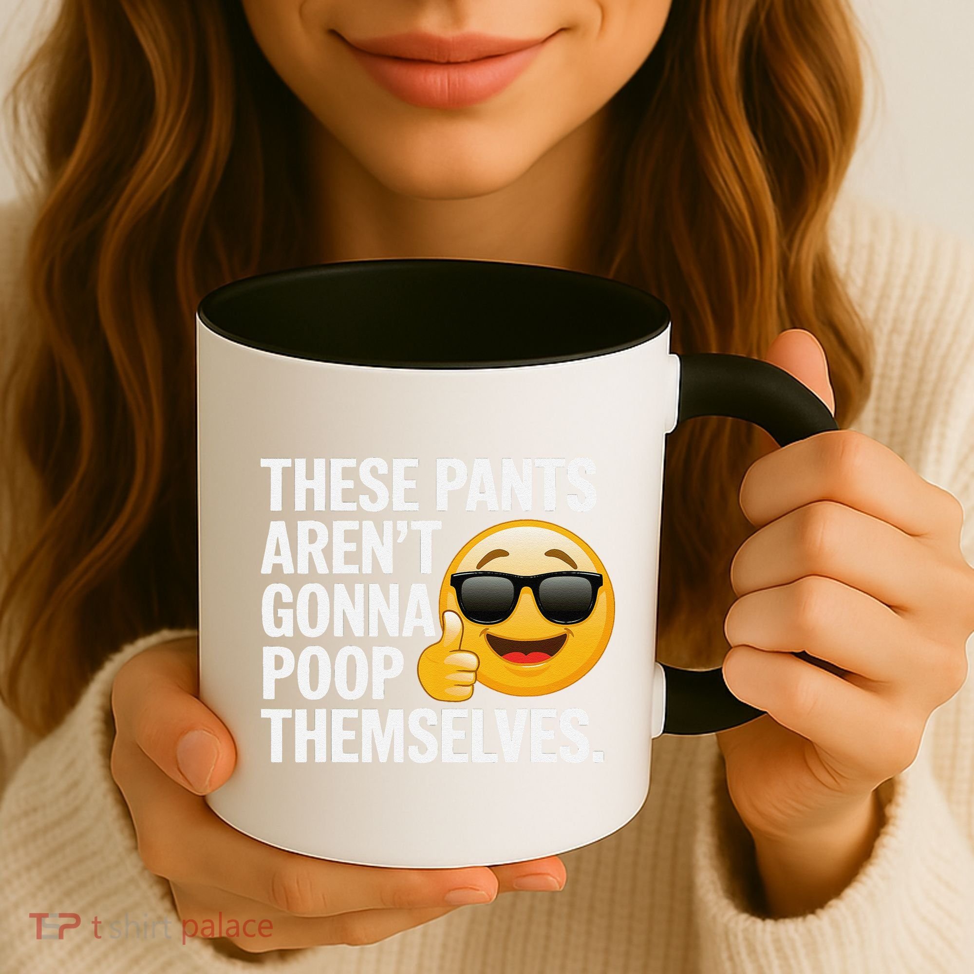Funny Weird Joke Hilarious Sarcastic Gross Poop Meme Humor Coffee Mug