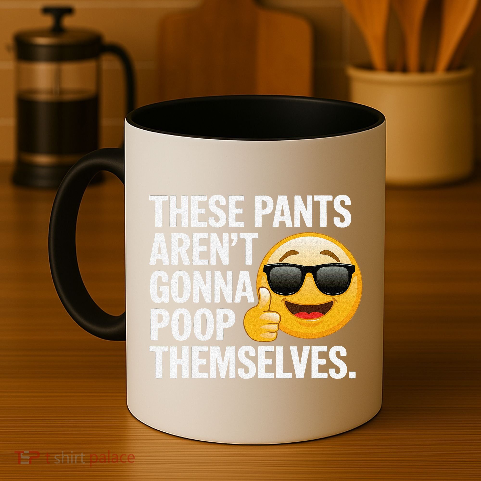 Funny Weird Joke Hilarious Sarcastic Gross Poop Meme Humor Coffee Mug