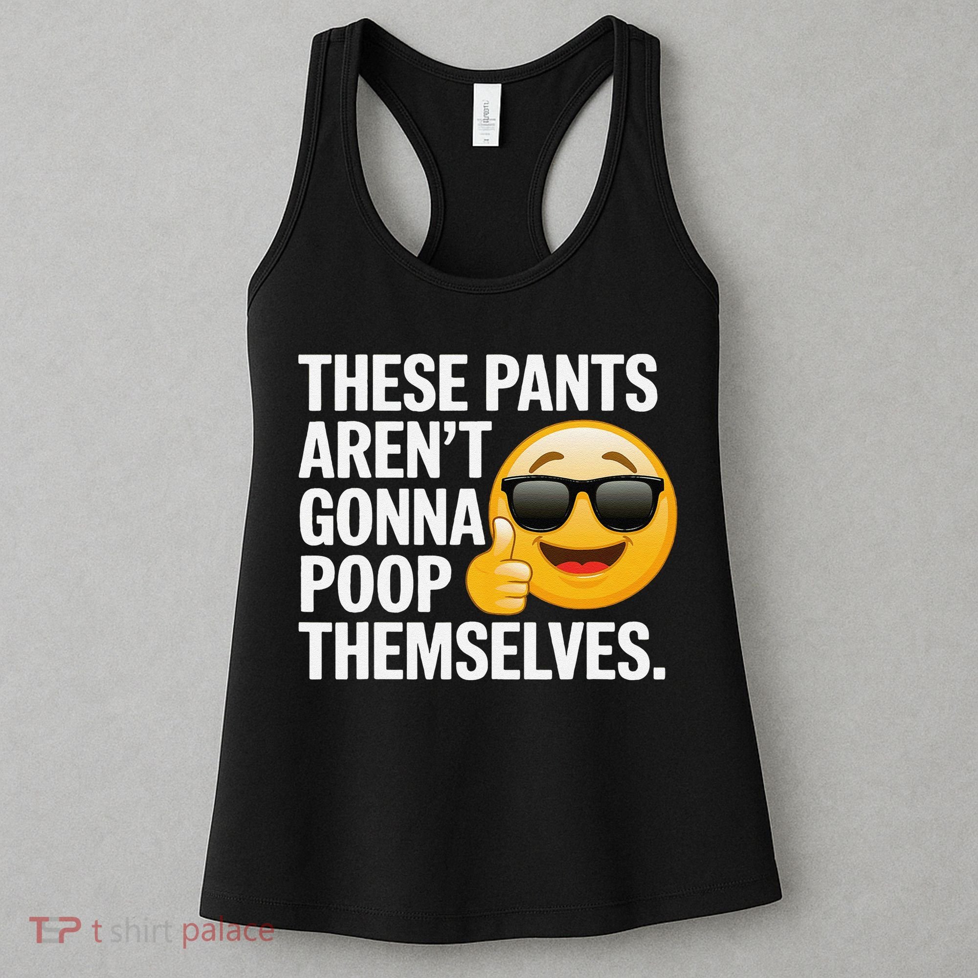 Funny Weird Joke Hilarious Sarcastic Gross Poop Meme Humor Women's Tank Top