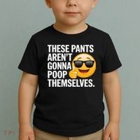 Funny Weird Joke Hilarious Sarcastic Gross Poop Meme Humor Toddler T-Shirt thumb 2