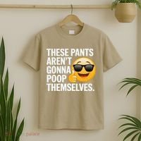 Funny Weird Joke Hilarious Sarcastic Gross Poop Meme Humor T-Shirt thumb 2