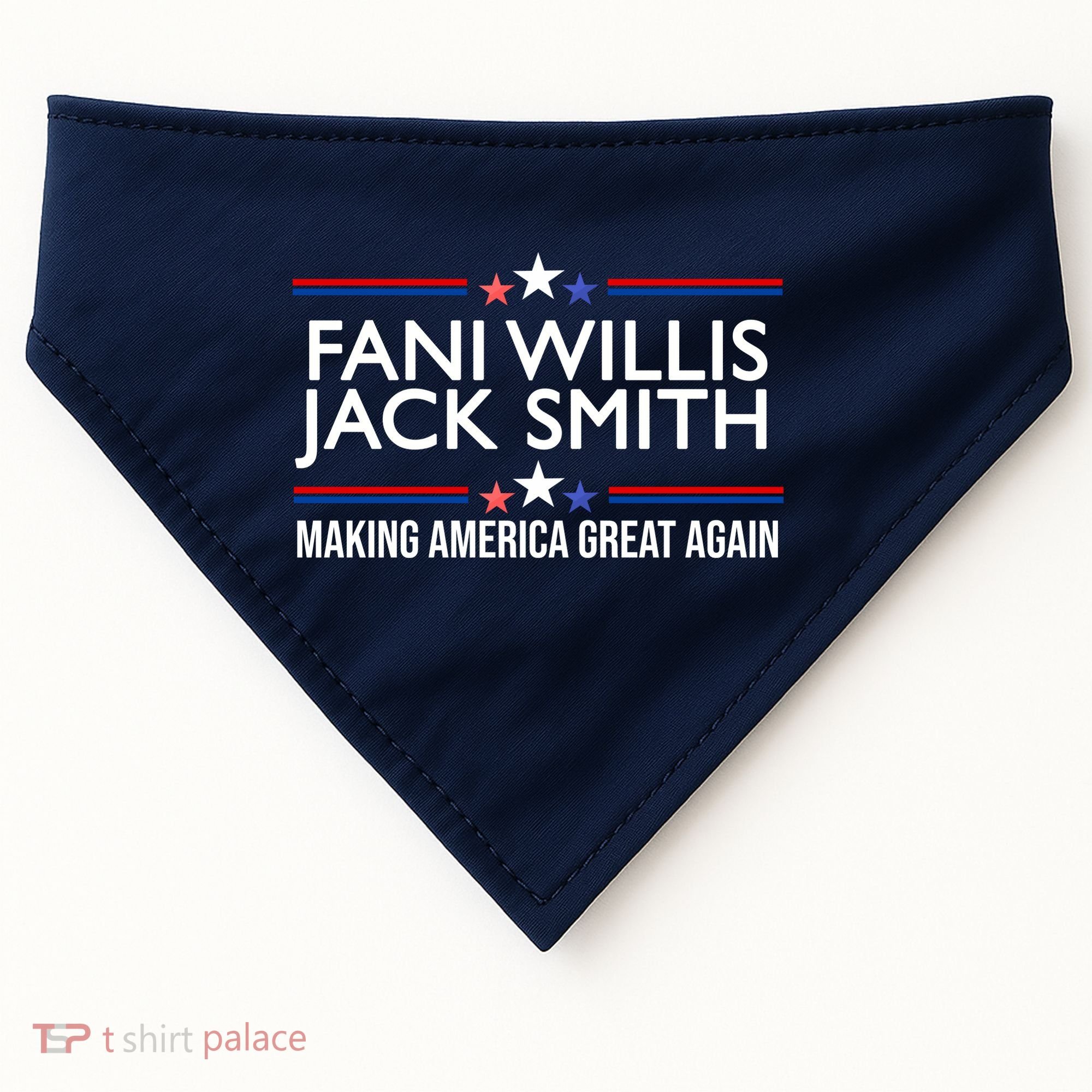 Fani Willis Jack Smith MAGA USA-Made Doggie Bandana