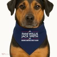 Fani Willis Jack Smith MAGA USA-Made Doggie Bandana thumb 1