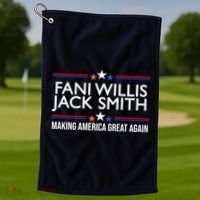 Fani Willis Jack Smith MAGA Golf Towel thumb 1