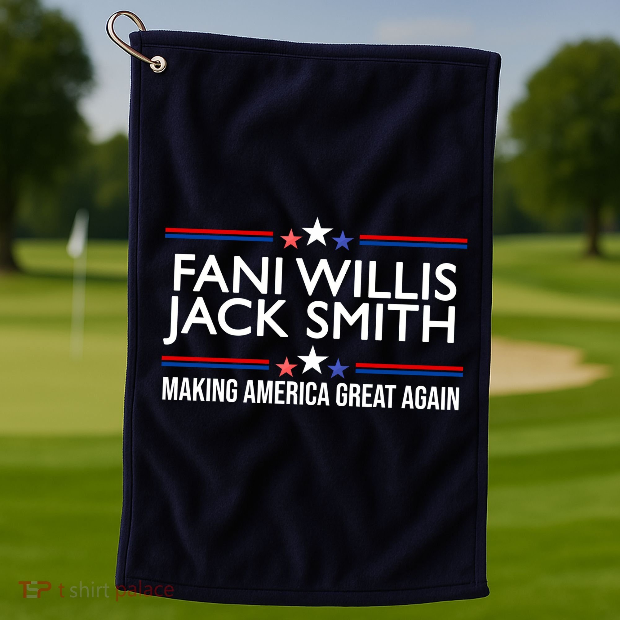 Fani Willis Jack Smith MAGA Golf Towel