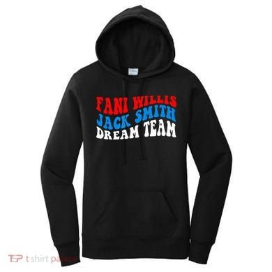Fani Willis Jack Smith Dream Team Groovy US Flag Women's Hoodie
