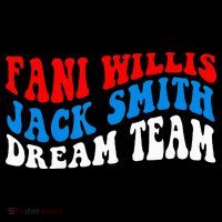 Fani Willis Jack Smith Dream Team Groovy US Flag Ornament thumb 1