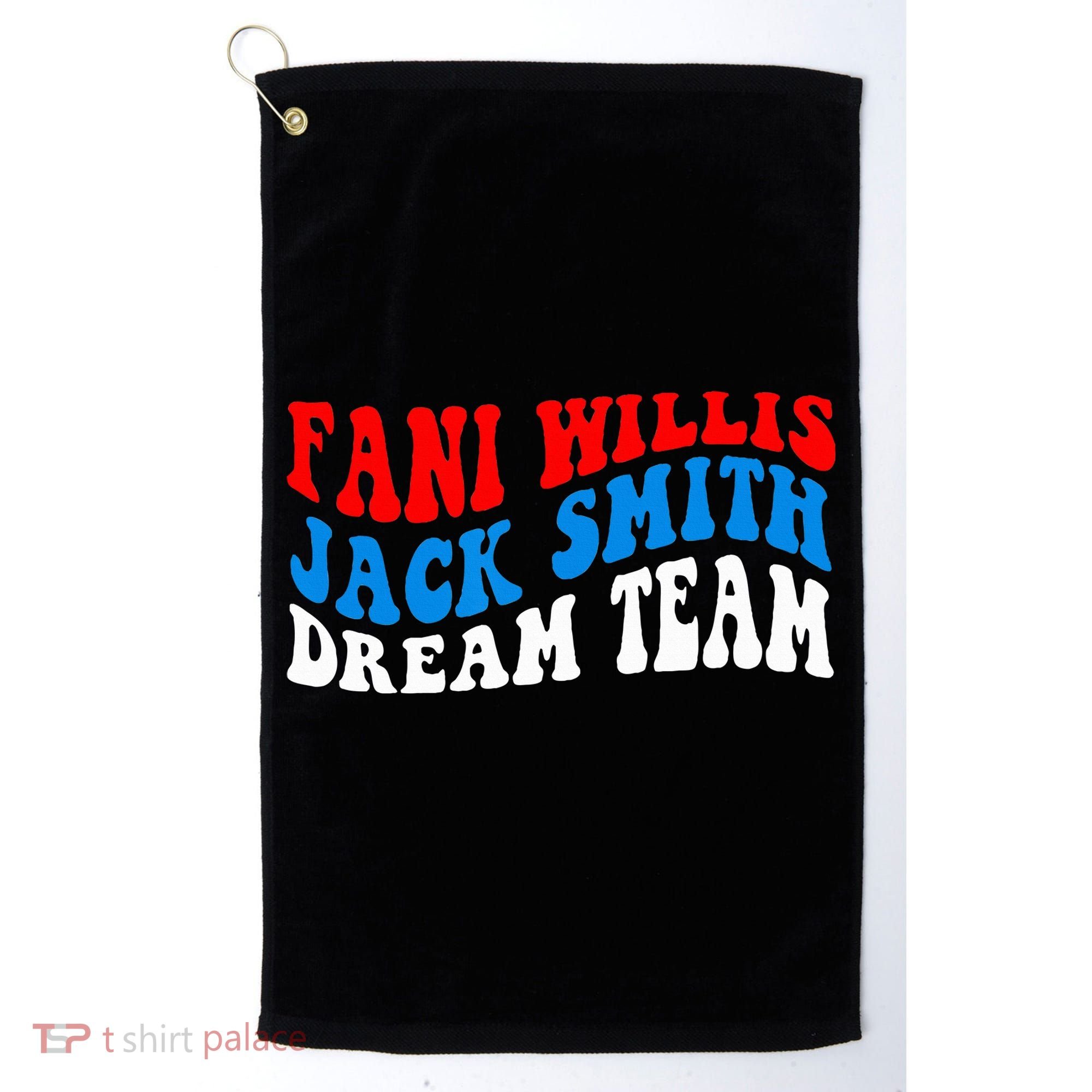 Fani Willis Jack Smith Dream Team Groovy US Flag Golf Towel