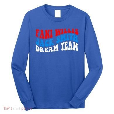 Fani Willis Jack Smith Dream Team Groovy US Flag Long Sleeve Shirt