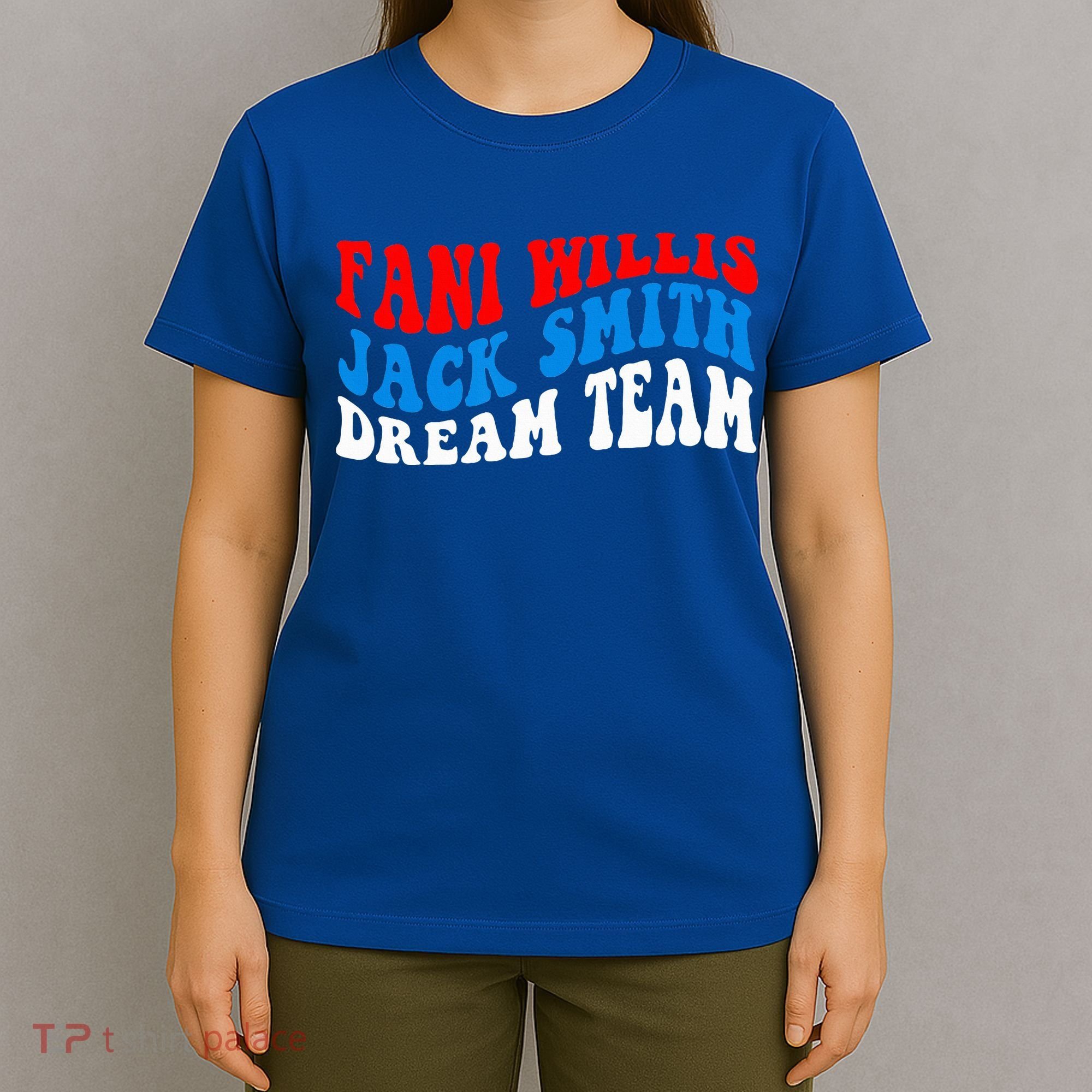 Fani Willis Jack Smith Dream Team Groovy US Flag T-Shirt