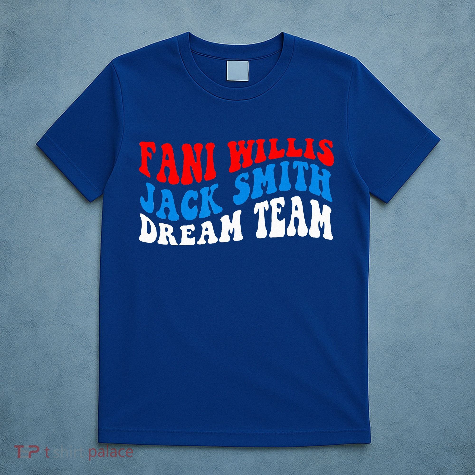 Fani Willis Jack Smith Dream Team Groovy US Flag T-Shirt