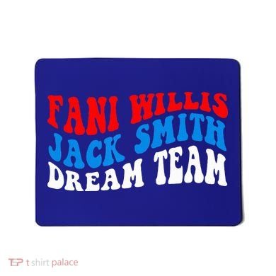 Fani Willis Jack Smith Dream Team Groovy US Flag Mousepad