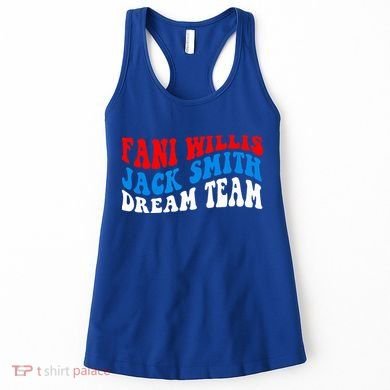 Fani Willis Jack Smith Dream Team Groovy US Flag Women's Tank Top