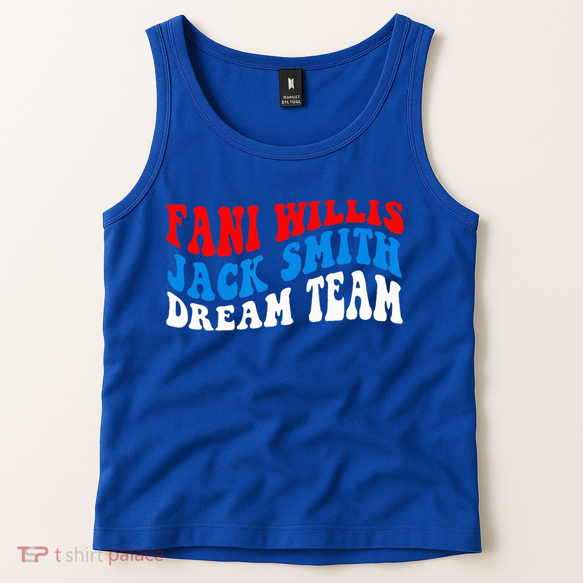 Fani Willis Jack Smith Dream Team Groovy US Flag Tank Top
