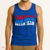 Fani Willis Jack Smith Dream Team Groovy US Flag Tank Top thumb 3