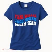 Fani Willis Jack Smith Dream Team Groovy US Flag Women's T-Shirt thumb 0