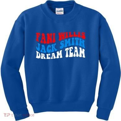 Fani Willis Jack Smith Dream Team Groovy US Flag Kids Sweatshirt