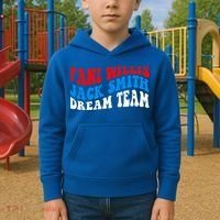 Fani Willis Jack Smith Dream Team Groovy US Flag Kids Hoodie thumb 2
