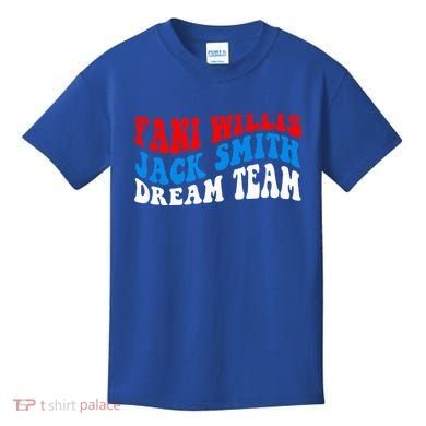Fani Willis Jack Smith Dream Team Groovy US Flag Kids T-Shirt