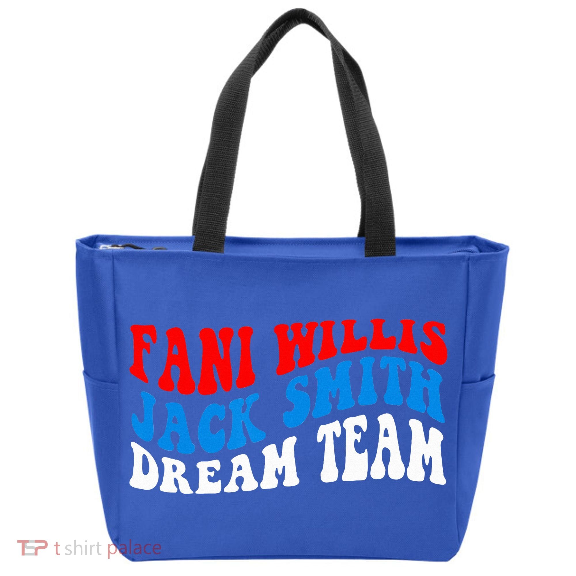 Fani Willis Jack Smith Dream Team Groovy US Flag Tote Bag