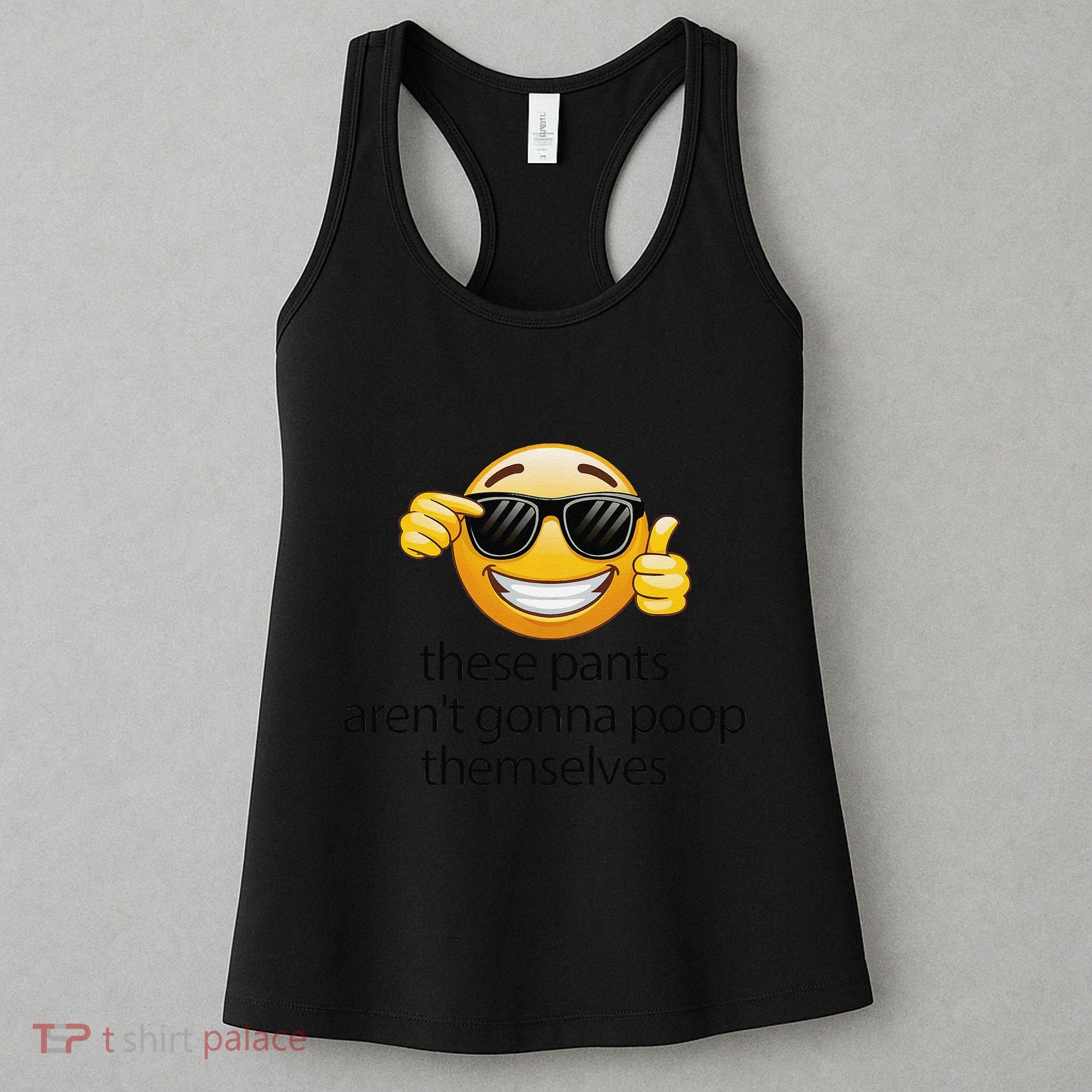 Funny Weird Joke Hilarious Sarcastic Gross Poop Meme Humor Women's Tank Top