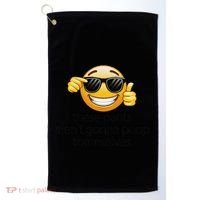 Funny Weird Joke Hilarious Sarcastic Gross Poop Meme Humor Golf Towel thumb 0