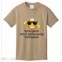 Funny Weird Joke Hilarious Sarcastic Gross Poop Meme Humor Kids T-Shirt thumb 0