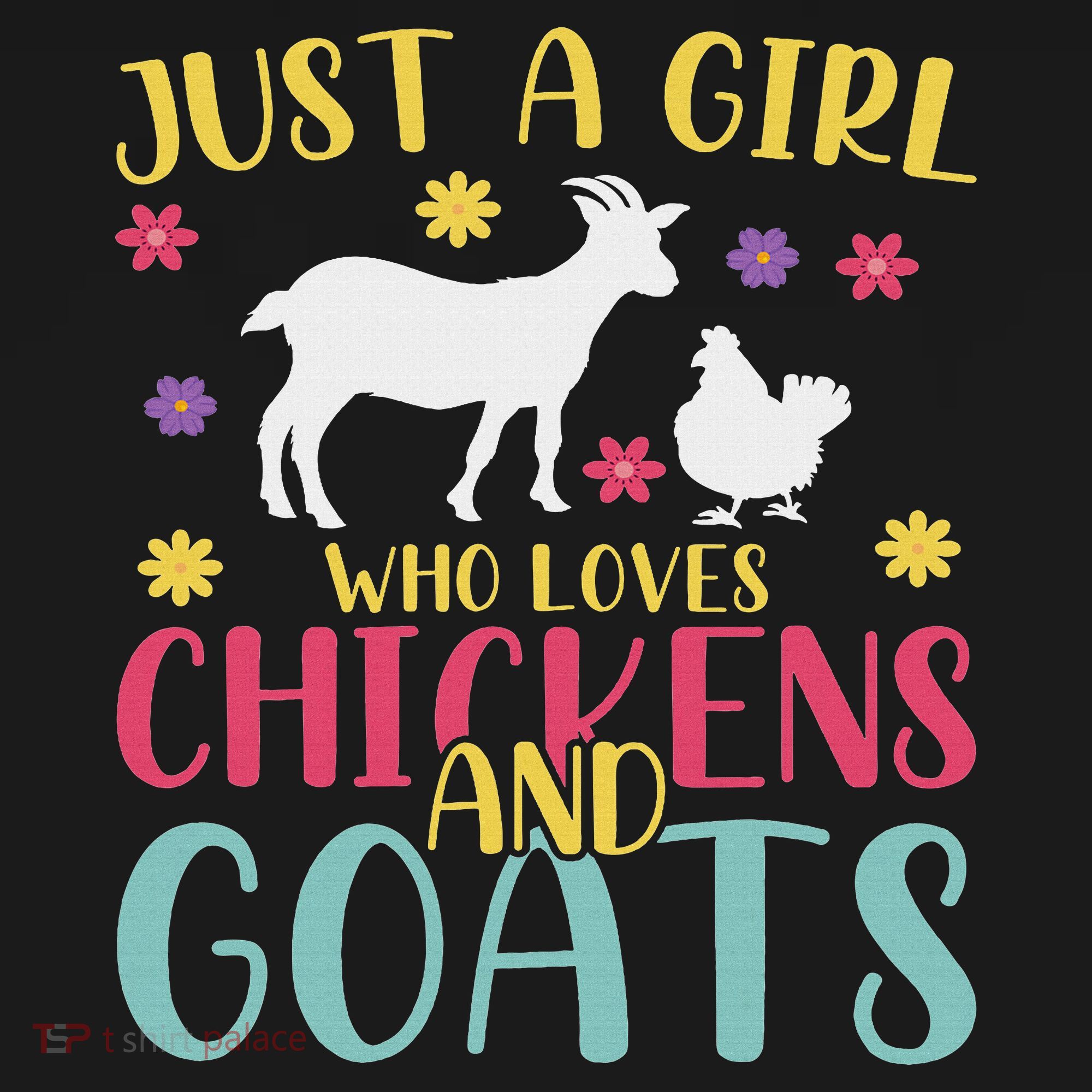 Farmer Women Just A Girl Who Loves Chickens And Goat Women's Tank Top