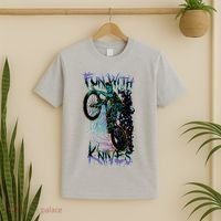 Fun With Knives Bike Trickster Rider T-Shirt thumb 2